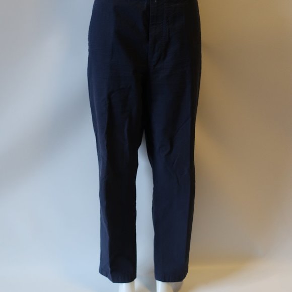 BROOKS BROTHERS NAVY BLUE TROUSER PANTS W 40 L 30* - Picture 3 of 8